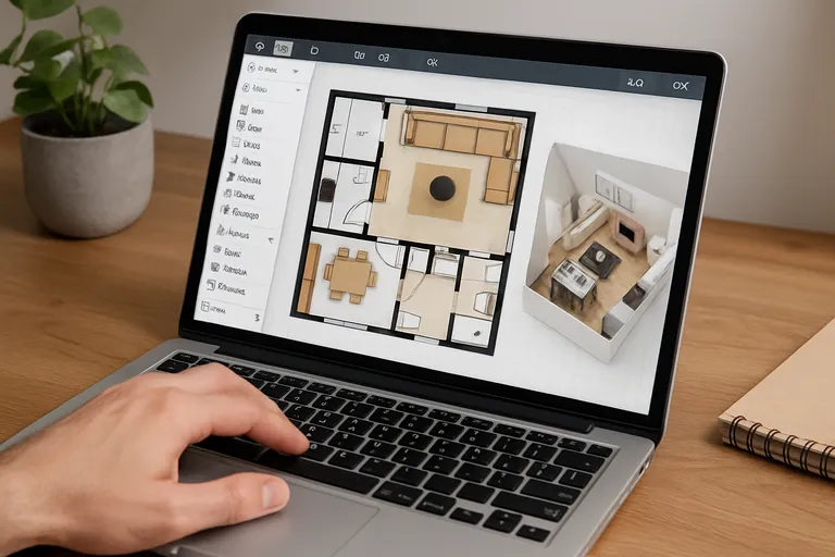 Ontwerp je ideale plattegrond online met een interactieve roomplanner