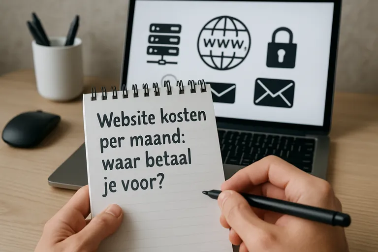 Website kosten per maand: waar betaal je voor?