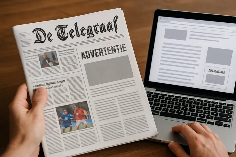 Advertentiemogelijkheden bij De telegraaf