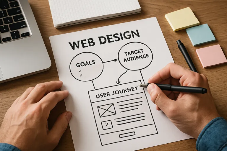 Basis van webdesign online