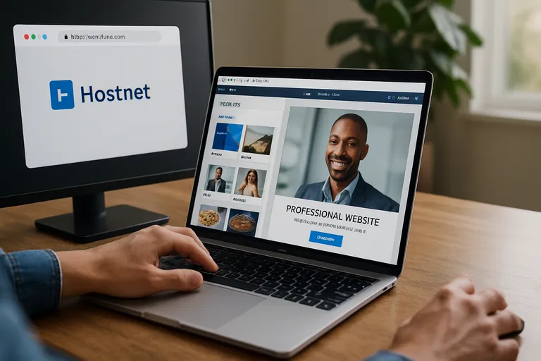 Hostnet website maken: stap-voor-stap