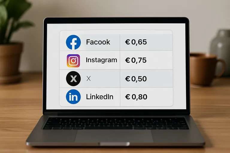 Kosten per platform: adverteren op social media in de praktijk
