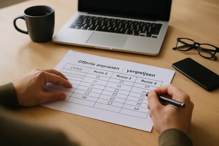 Offerte aanvragen en vergelijken
