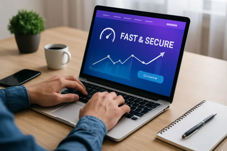 Zet je merk online in beweging met een snelle, veilige en converterende website op maat